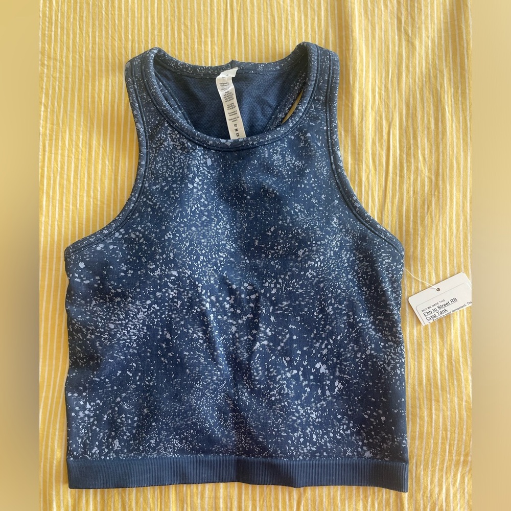 Lululemon Ebb to Street Racerback Crop Tank Size 6